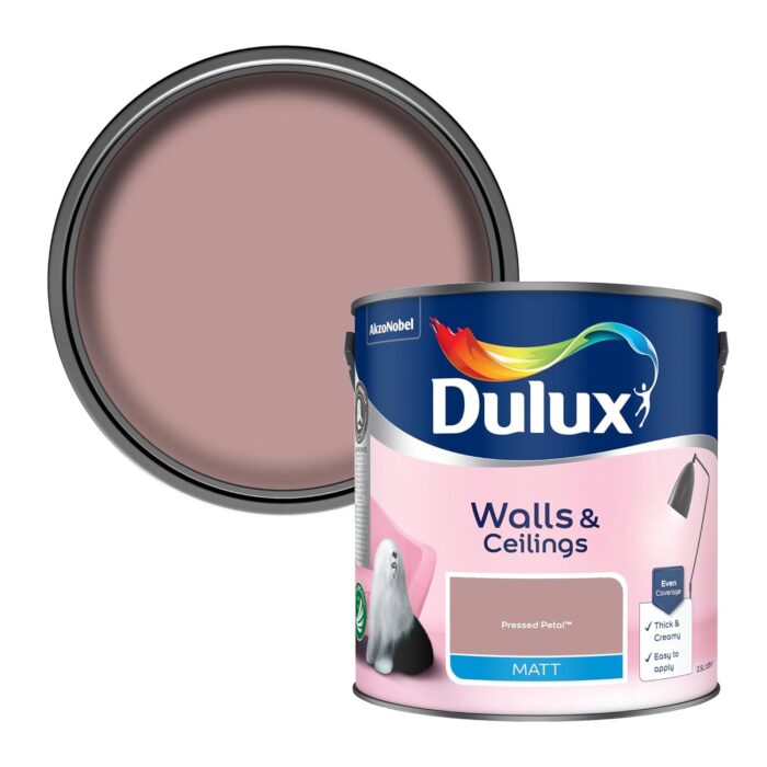 Dulux Matt Pressed Petal 2.5L Dulux Matt Pressed Petal 2.5L