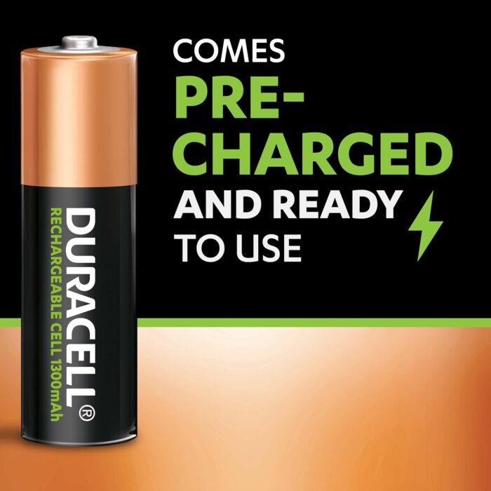 Duracell HR6 / DC1500 Pack of 4 Piles AA 1300 mAh