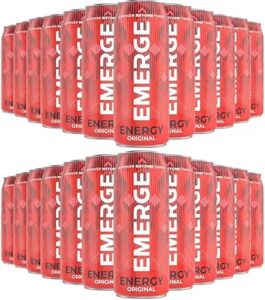 Emerge Energy Drink 250ml Cans 2x24 Pack (Total 48 Can) – Refreshing & Powerful Energy Boost
