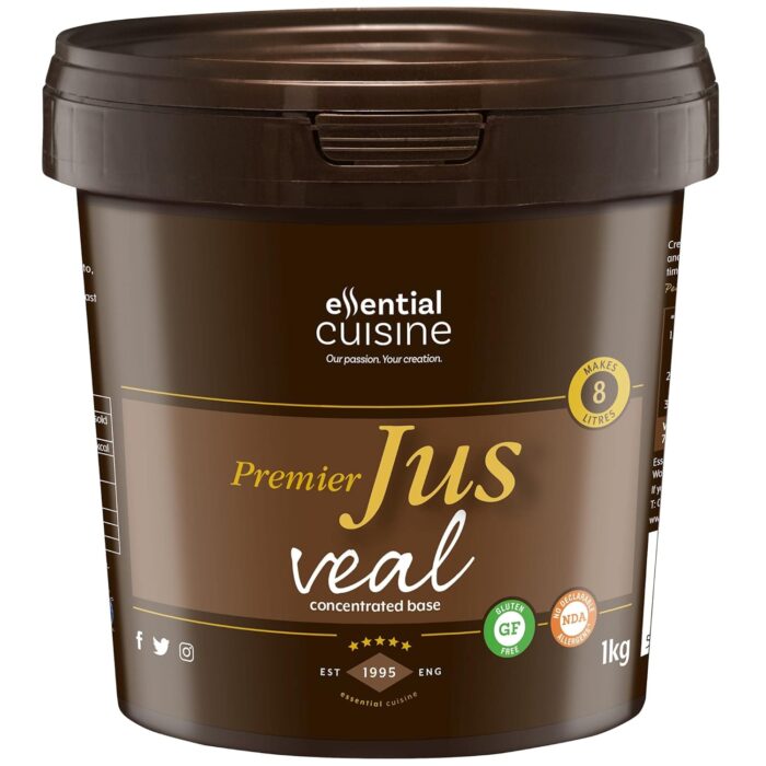 Essential Cuisine – Premier Jus – Veal Jus (Concentrated Base) 1kg Essential Cuisine – Premier Jus – Veal Jus (Concentrated Base) 1kg