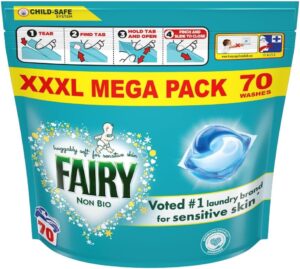 Fairy Laundry Detergent Liquid Capsules 70 Washes