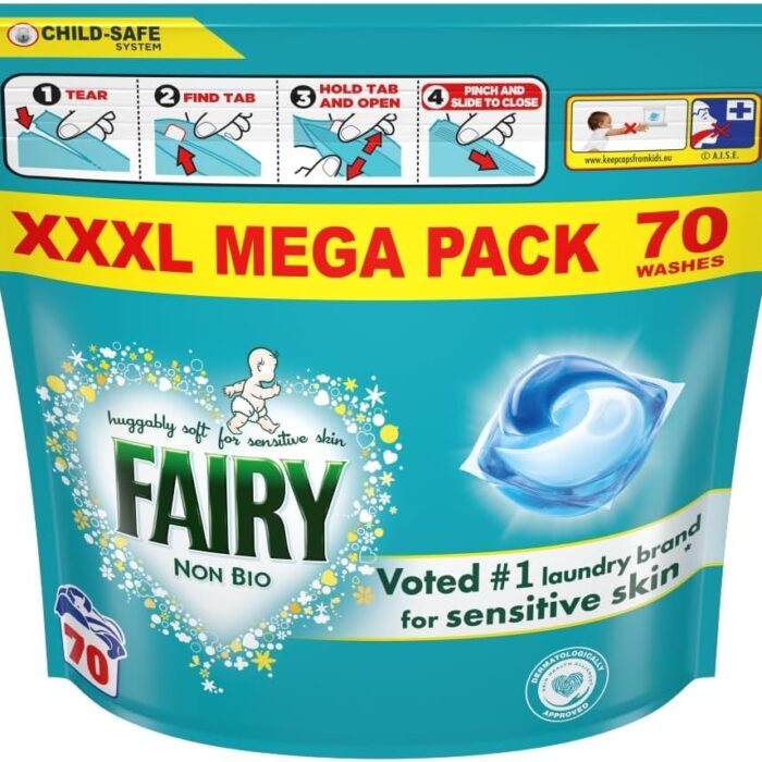 Fairy Laundry Detergent Liquid Capsules 70 Washes Fairy Laundry Detergent Liquid Capsules 70 Washes