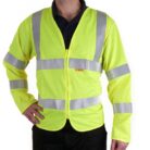 FIRE RETARDANT HI-VIS JERKIN ORANGE XL