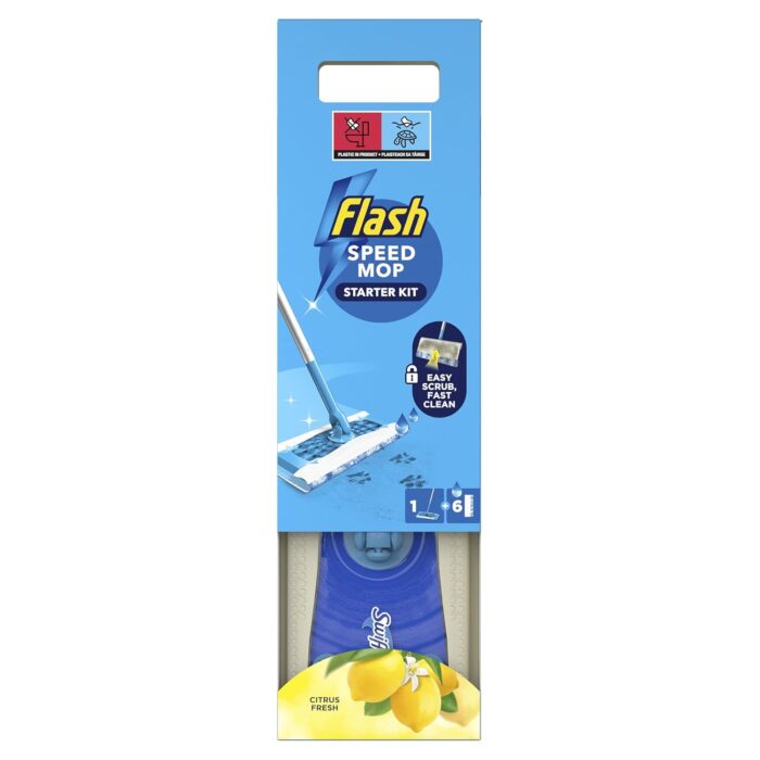 flash-speedmop-wet-mop-floor-cleaner-starter-kit-for-cleaning-floors-with.jpg Flash Speedmop Wet Mop Floor Cleaner Starter Kit For Cleaning Floors With Scrubbing Action