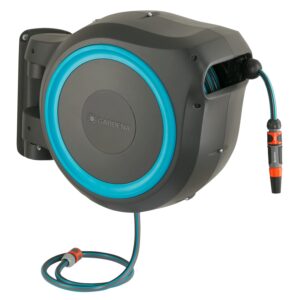 Gardena Wall-Mounted Hose Box Rollup XL (Turquoise) 35 m