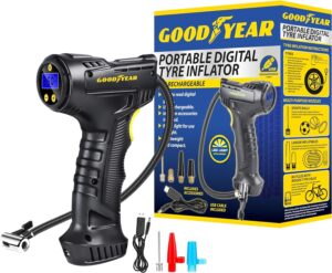 Goodyear Cordless Car Tyre Air Inflator Compressor