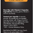 GOPO Joint Health 200 Capsules - Rose-Hip & Vitamin C - Helps maintain healthy & flexible joints