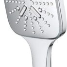 GROHE Rainshower 130 Smartactive Cube Hand Shower Water-Saving 130mm Shower Head with 3 Sprays Chrome Finish and Made in Germany 26582000