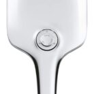 GROHE Rainshower 130 Smartactive Cube Hand Shower Water-Saving 130mm Shower Head with 3 Sprays Chrome Finish and Made in Germany 26582000