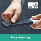 hansgrohe Rainfinity Water-Saving Shower Head 100 mm PowderRain Matte White