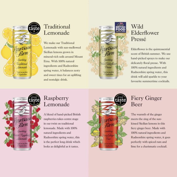 Heartsease Farm MIXED CASE 12 x 330ml ALL FLAVOURS Heartsease Farm MIXED CASE 12 x 330ml ALL FLAVOURS