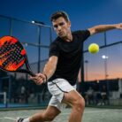 IANONI Padel Racket Carbon Fiber Surface with EVA Memory Flex Foam Core Padel Tennis Racquets Paddle Tennis Racket