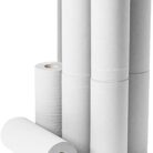 Janit-X 10" Hygiene Couch Rolls 2 Ply Paper 40m Length - 12 Pack (White)