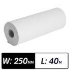 Janit-X 10" Hygiene Couch Rolls 2 Ply Paper 40m Length - 12 Pack (White)