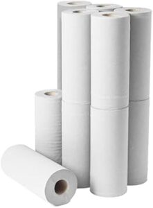 Janit-X 10" Hygiene Couch Rolls 2 Ply Paper 40m Length - 12 Pack (White)