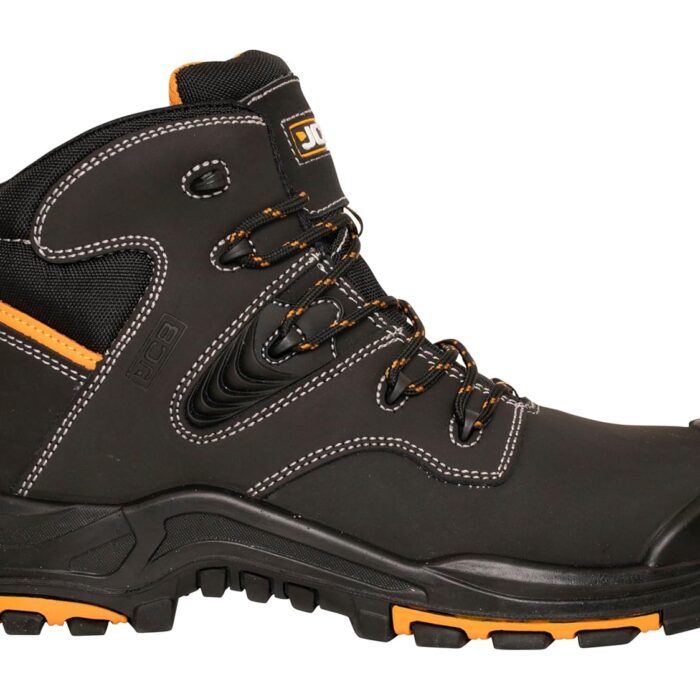 JCB - Black Action Nubuck Boot - Composite Midsole & Antistatic Properties - Safety Shoes Men Lightweight & Work Boots for Men - Size 10 JCB - Black Action Nubuck Boot - Composite Midsole & Antistatic Properties - Safety Shoes Men Lightweight & Work Boots for Men - Size 10