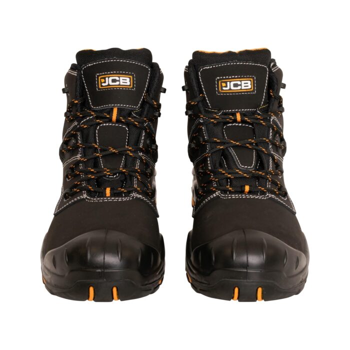 JCB - Black Action Nubuck Boot - Composite Midsole & Antistatic Properties - Safety Shoes Men Lightweight & Work Boots for Men - Size 10 JCB - Black Action Nubuck Boot - Composite Midsole & Antistatic Properties - Safety Shoes Men Lightweight & Work Boots for Men - Size 10