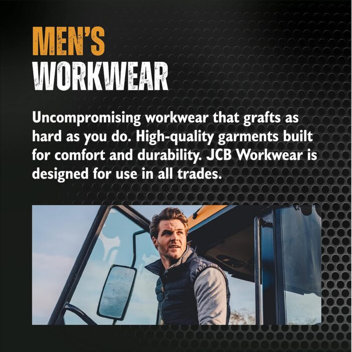 JCB - JCB Workwear - Men's T-Shirts -Trade T-Shirt - Black/Grey - Medium JCB - JCB Workwear - Men's T-Shirts -Trade T-Shirt - Black/Grey - Medium