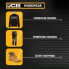 JCB - JCB Workwear - Men's T-Shirts -Trade T-Shirt - Black/Grey - Medium