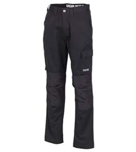 JCB - Mens Work Trousers - Cargo Trouser Men - Essential Workwear Trousers - Black - Size 30