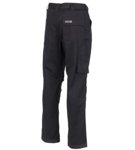 JCB - Mens Work Trousers - Cargo Trouser Men - Essential Workwear Trousers - Black - Size 30