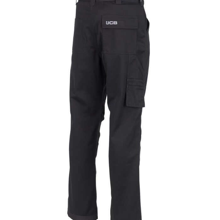 JCB - Mens Work Trousers - Cargo Trouser Men - Essential Workwear Trousers - Black - Size 30 JCB - Mens Work Trousers - Cargo Trouser Men - Essential Workwear Trousers - Black - Size 30