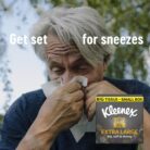 Kleenex Extra Large Facial Tissue in Compact Box - Pack of 2-100% Recyclable Packaging (88 Tissues Total)