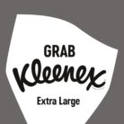 Kleenex Extra Large Facial Tissue in Compact Box - Pack of 2-100% Recyclable Packaging (88 Tissues Total)
