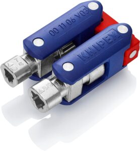 KNIPEX Control Cabinet Key Double-Joint 62 mm