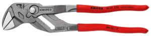 KNIPEX Pliers Wrench Pliers and a Wrench in a Single Tool with Non-Slip Plastic Coating 250 mm