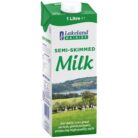 Lakeland Dairies Long Life Semi Skimmed Milk 1ltr - 12 Pack