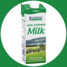 Lakeland Dairies Long Life Semi Skimmed Milk 1ltr - 12 Pack