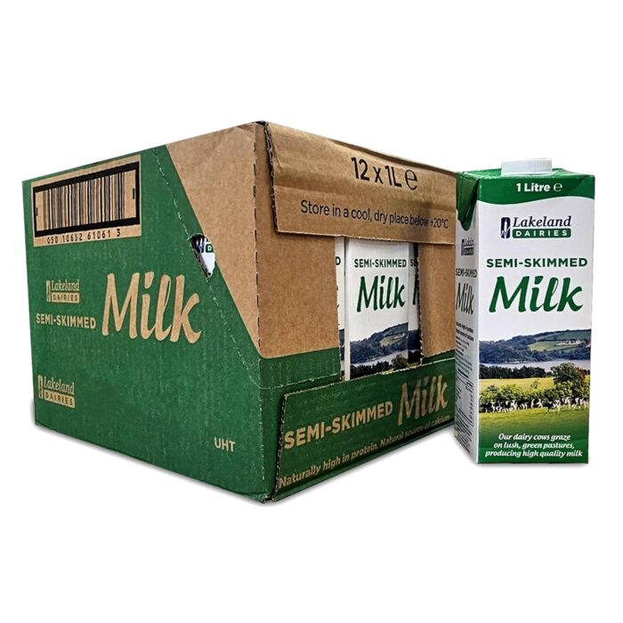 Lakeland Dairies Long Life Semi Skimmed Milk 1ltr - 12 Pack Lakeland Dairies Long Life Semi Skimmed Milk 1ltr - 12 Pack