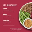 Lily's Kitchen Made with Natural Ingredients Adult Dry Dog Food Duck Salmon & Venison Grain-Free Recipe 2.5kg
