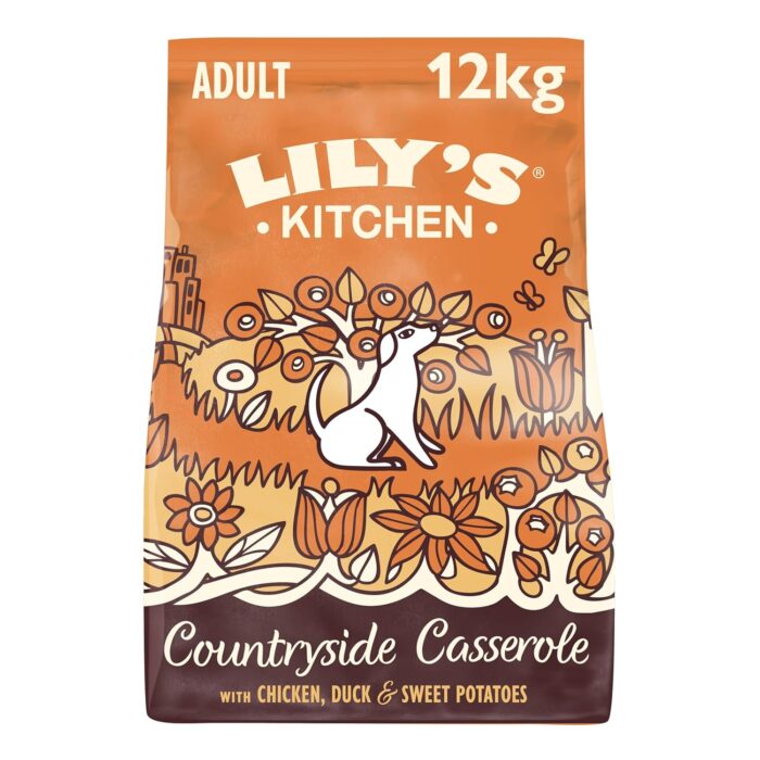 Lily's Kitchen Made with Natural Ingredients Adult Dry Dog Food Duck Salmon & Venison Grain-Free Recipe 2.5kg Lily's Kitchen Made with Natural Ingredients Adult Dry Dog Food Duck Salmon & Venison Grain-Free Recipe 2.5kg