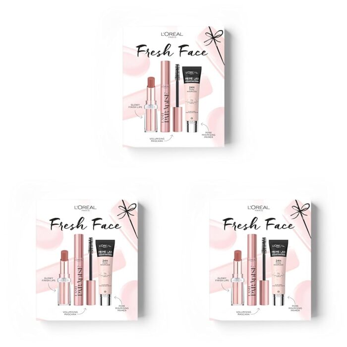 L'Oréal Paris Fresh Face Trio Gift Box L'Oréal Paris Fresh Face Trio Gift Box