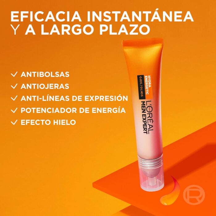 L'Oreal Paris Men Expert Gel Ultra Moisturising Anti-Fatigue Hydra Energetic – 10 ml Eye Roll-On L'Oreal Paris Men Expert Gel Ultra Moisturising Anti-Fatigue Hydra Energetic – 10 ml Eye Roll-On