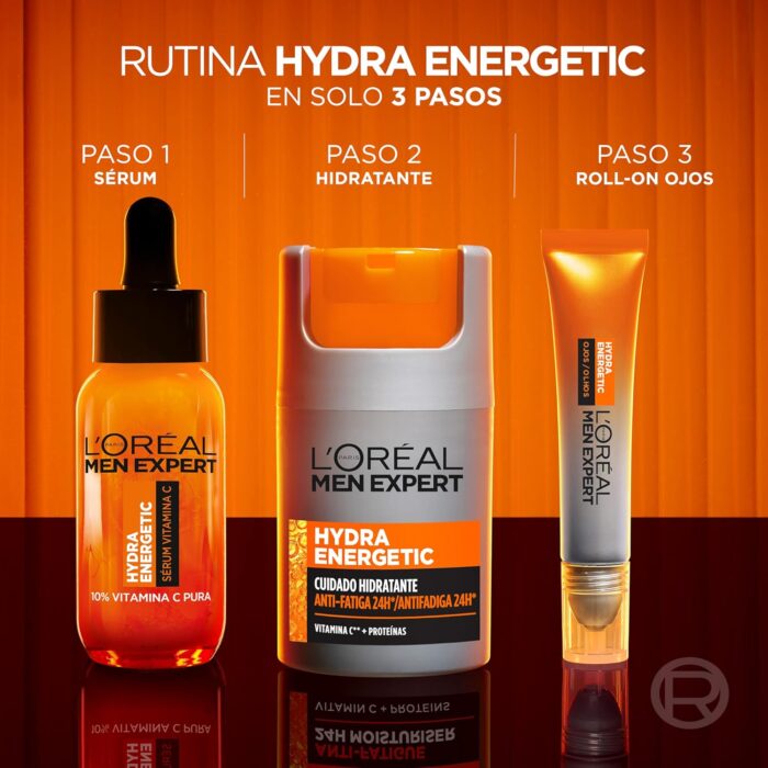 L'Oreal Paris Men Expert Gel Ultra Moisturising Anti-Fatigue Hydra Energetic – 10 ml Eye Roll-On L'Oreal Paris Men Expert Gel Ultra Moisturising Anti-Fatigue Hydra Energetic – 10 ml Eye Roll-On