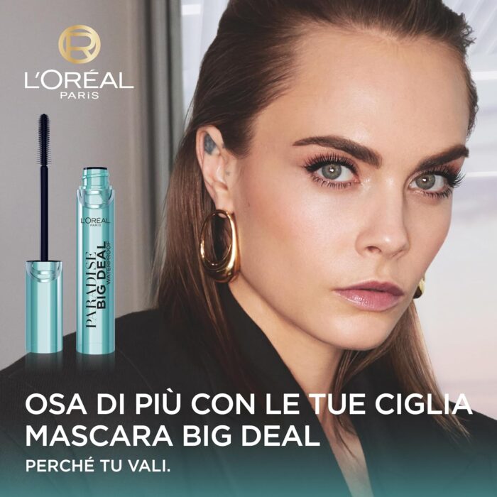 L'Oréal Paris Paradise Big Deal Mascara Waterproof - Buildable volume and length - Silky smooth application without lumps - Black L'Oréal Paris Paradise Big Deal Mascara Waterproof - Buildable volume and length - Silky smooth application without lumps - Black