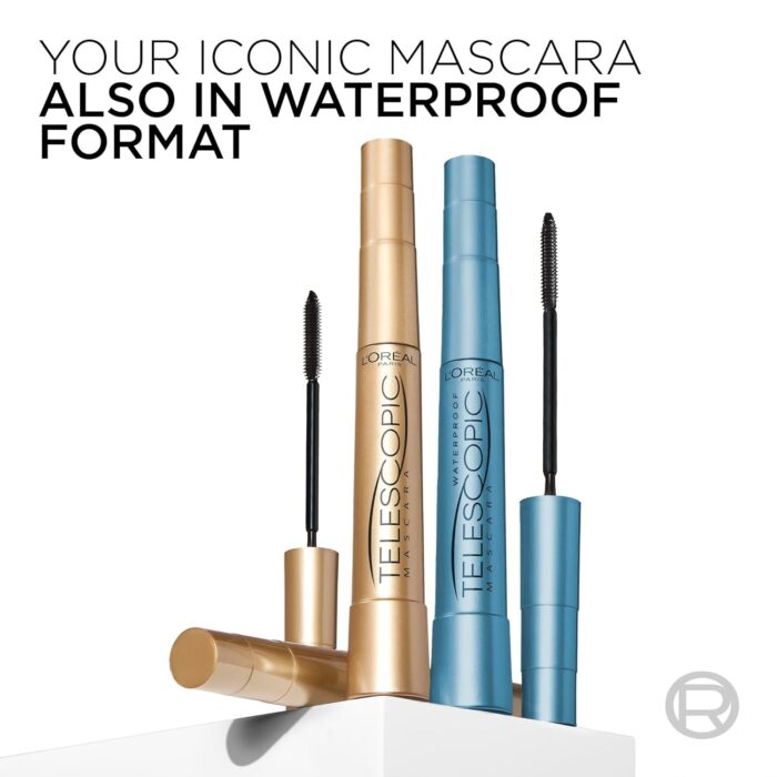 L'Oréal Paris Telescopic Mascara - Length for visibly longer lashes - Volume without lumps - Black - 10 ml L'Oréal Paris Telescopic Mascara - Length for visibly longer lashes - Volume without lumps - Black - 10 ml