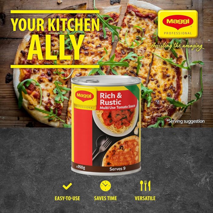 Maggi Rich & Rustic Tomato Sauce Pack of 6 x 950g Maggi Rich & Rustic Tomato Sauce Pack of 6 x 950g