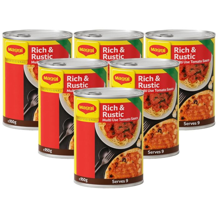 Maggi Rich & Rustic Tomato Sauce Pack of 6 x 950g Maggi Rich & Rustic Tomato Sauce Pack of 6 x 950g