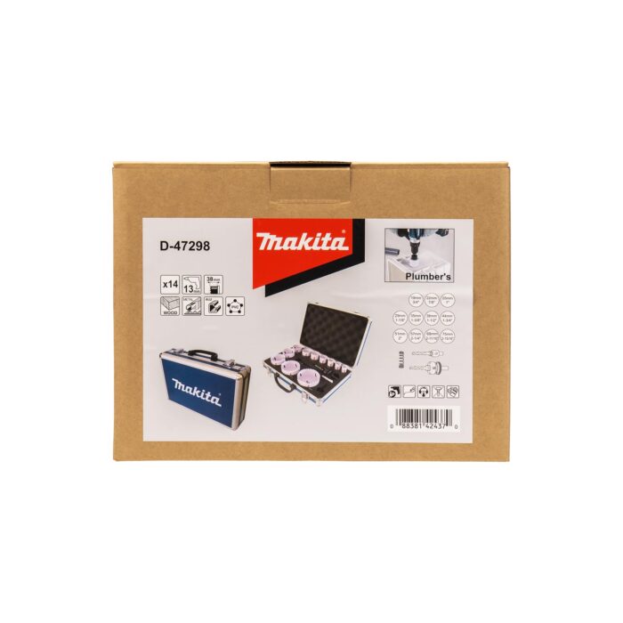 Makita D-4729814 Piece Plumbers Holesaw Kit