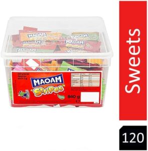 Maoam Stripes 3 Tubs Offer Party Favours 360 Treats