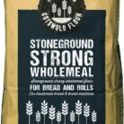 Matthews Cotswold Traditional Stoneground Strong Wholegrain Flour - 1.5kg Bag (Single Bag)
