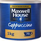 Maxwell House Cappuccino Instant Coffee 1kg Tin (Pack of 2)