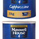 Maxwell House Cappuccino Instant Coffee 1kg Tin (Pack of 2)