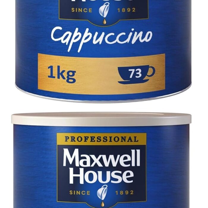 Maxwell House Cappuccino Instant Coffee 1kg Tin (Pack of 2) Maxwell House Cappuccino Instant Coffee 1kg Tin (Pack of 2)
