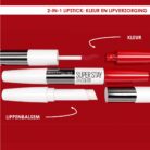 MAYBELLINE - SuperStay 24H Lipstick - 185 Rose Dust - Pink - Long lasting Glossy Lipstick - 10 ml