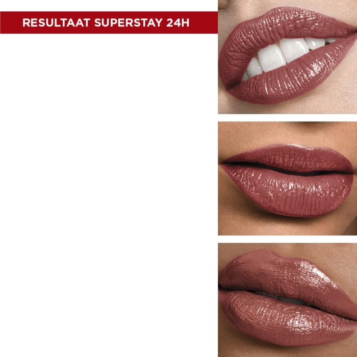 MAYBELLINE - SuperStay 24H Lipstick - 185 Rose Dust - Pink - Long lasting Glossy Lipstick - 10 ml MAYBELLINE - SuperStay 24H Lipstick - 185 Rose Dust - Pink - Long lasting Glossy Lipstick - 10 ml
